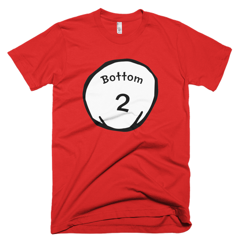 Bottom 2 (Thing 1 & 2 Theme) T-Shirt - Red