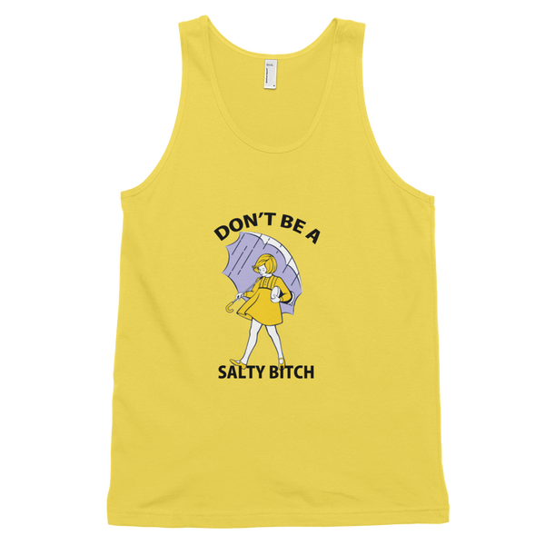 Don't Be A Salty Bitch Tank Top - Yellow