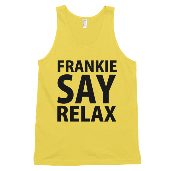 Frankie Say Relax Tank Top - Yellow