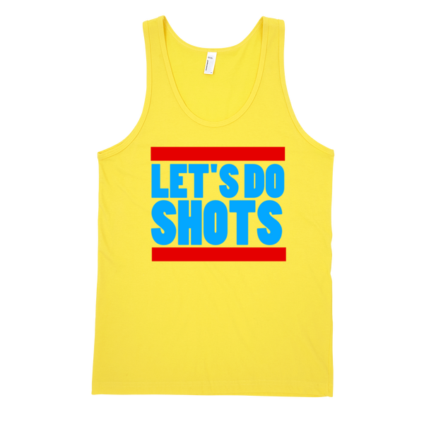 Let's Do Shots Tank Top - Yellow