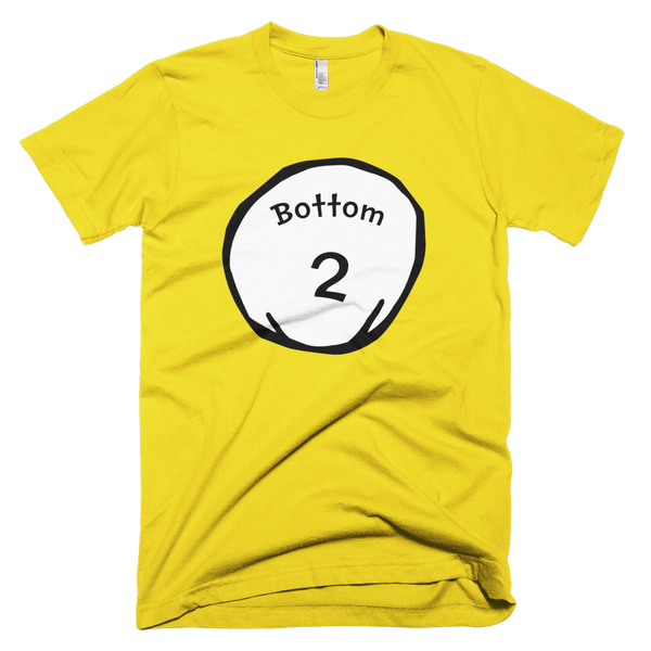 Bottom 2 (Thing 1 & 2 Theme) T-Shirt - Yellow
