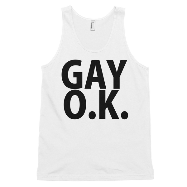Gay OK Tank Top - White