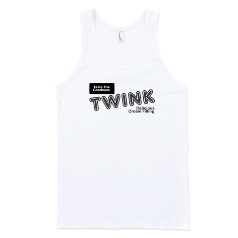 Taste The Goodness Of Twink Tank Top - White