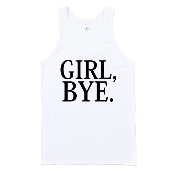 Girl Bye Tank Top - White