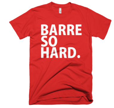 Barre So Hard T-Shirt - Red