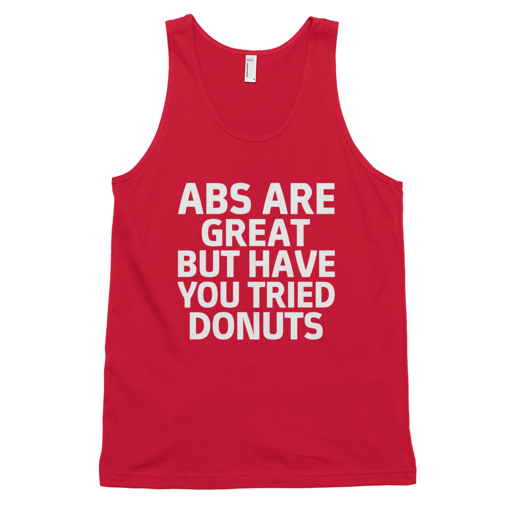 Abs Are Great But Have You Tried Donuts? Tank Top - Red