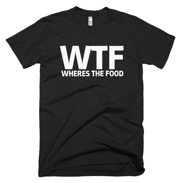 Wheres The Food Tee - Black