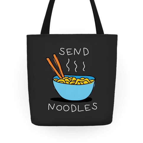 Send Me Noodles Tote Bag